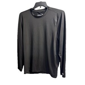 Men's Avalanche Black Long Sleeve Shirt Size Large